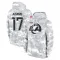 Camo Men's Davante Adams Los Angeles Rams Arctic 2024 Salute to Service Club Fleece Pullover Hoodie