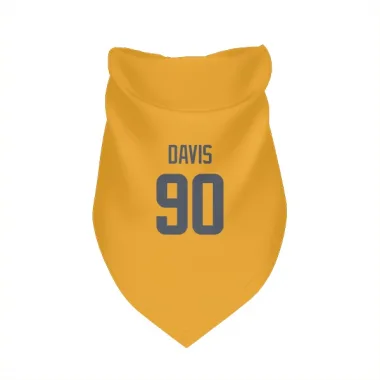 Gold Los Angeles Rams Tyler Davis   Dog & Cat Pet Bandana